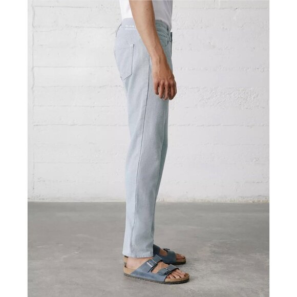 AG Adriano Goldschmied Light Blue Men's Straight Jeans - Picture 2 of 14